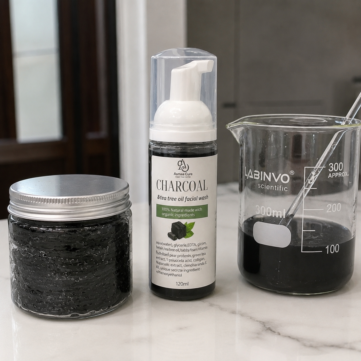 Charcoal & Tea Tree Oil Facial Wash 🖤🌿