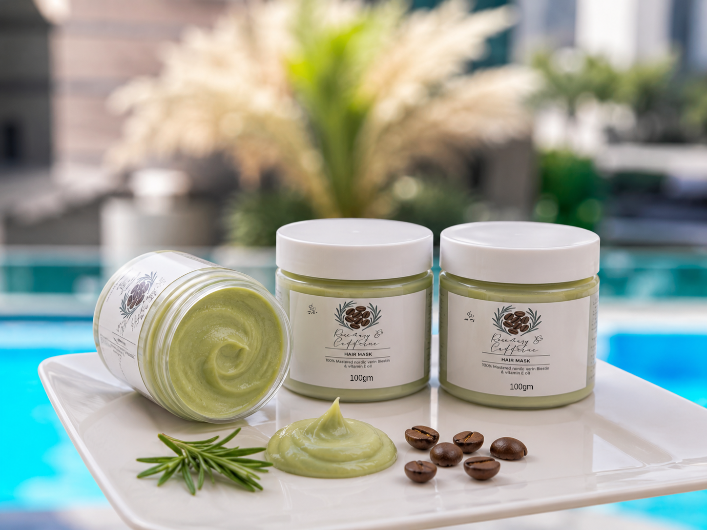 Rosemary & Caffeine Hair Mask | حمام كريم الروزماري والكافيين